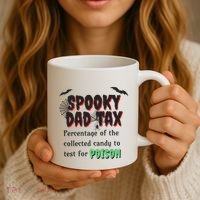 Spooky Dad Tax Halloween Funny Family Matching Halloween Coffee Mug thumb 3