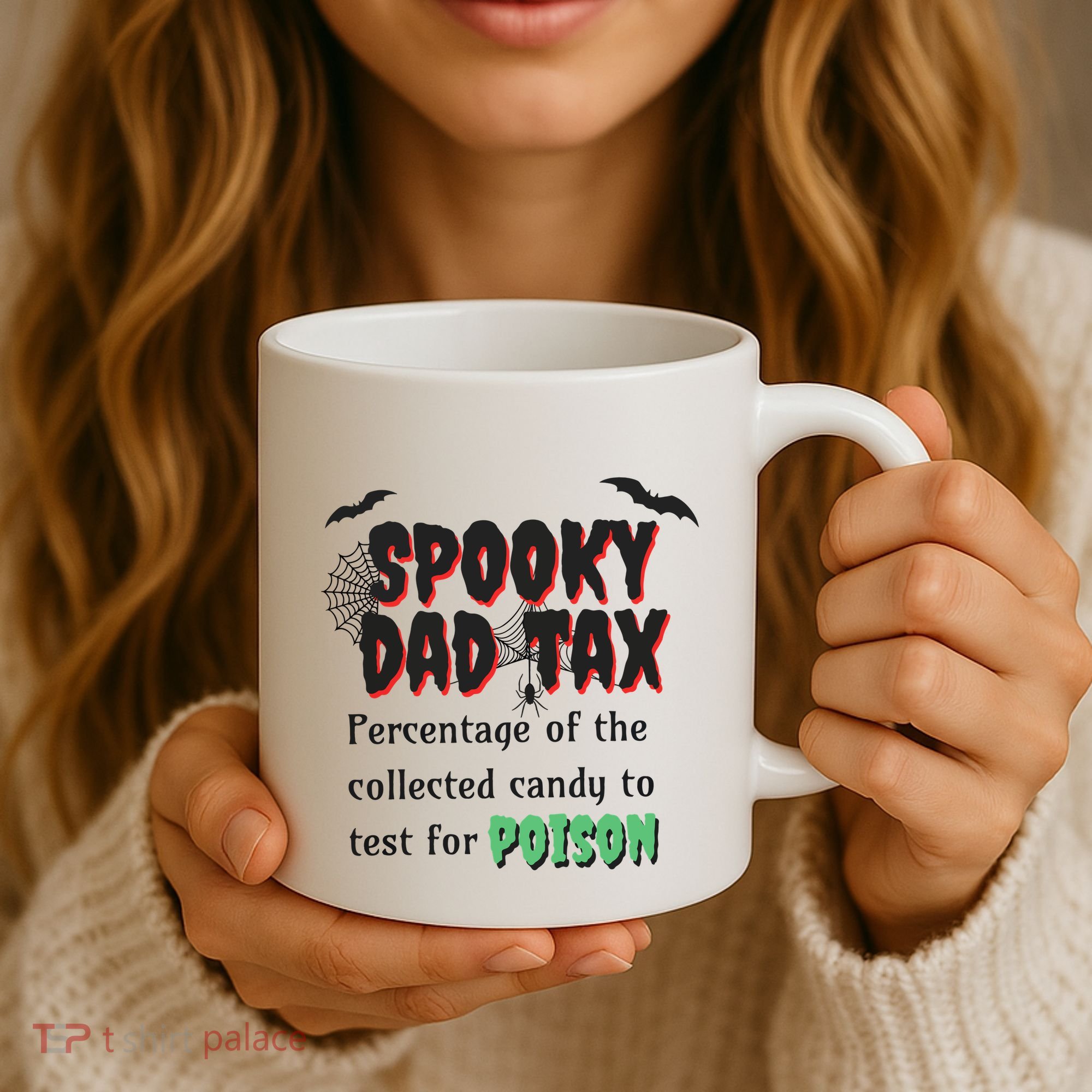 Spooky Dad Tax Halloween Funny Family Matching Halloween Coffee Mug