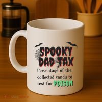 Spooky Dad Tax Halloween Funny Family Matching Halloween Coffee Mug thumb 4