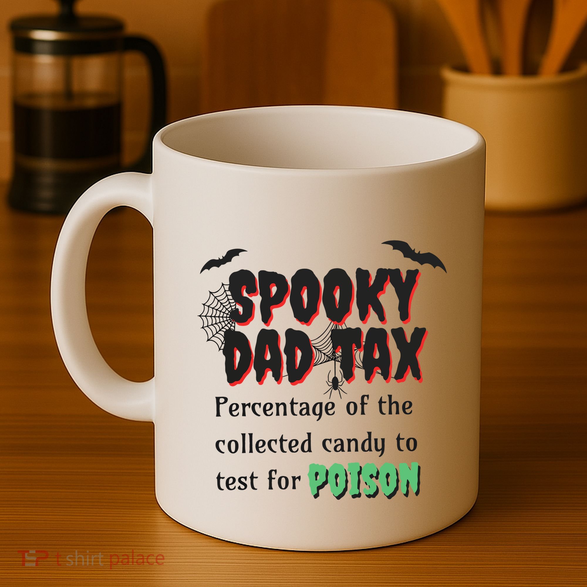 Spooky Dad Tax Halloween Funny Family Matching Halloween Coffee Mug