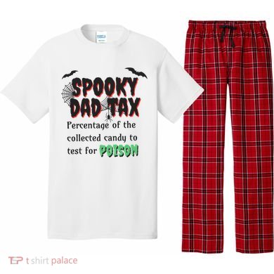 Spooky Dad Tax Halloween Funny Family Matching Halloween Pajama Set