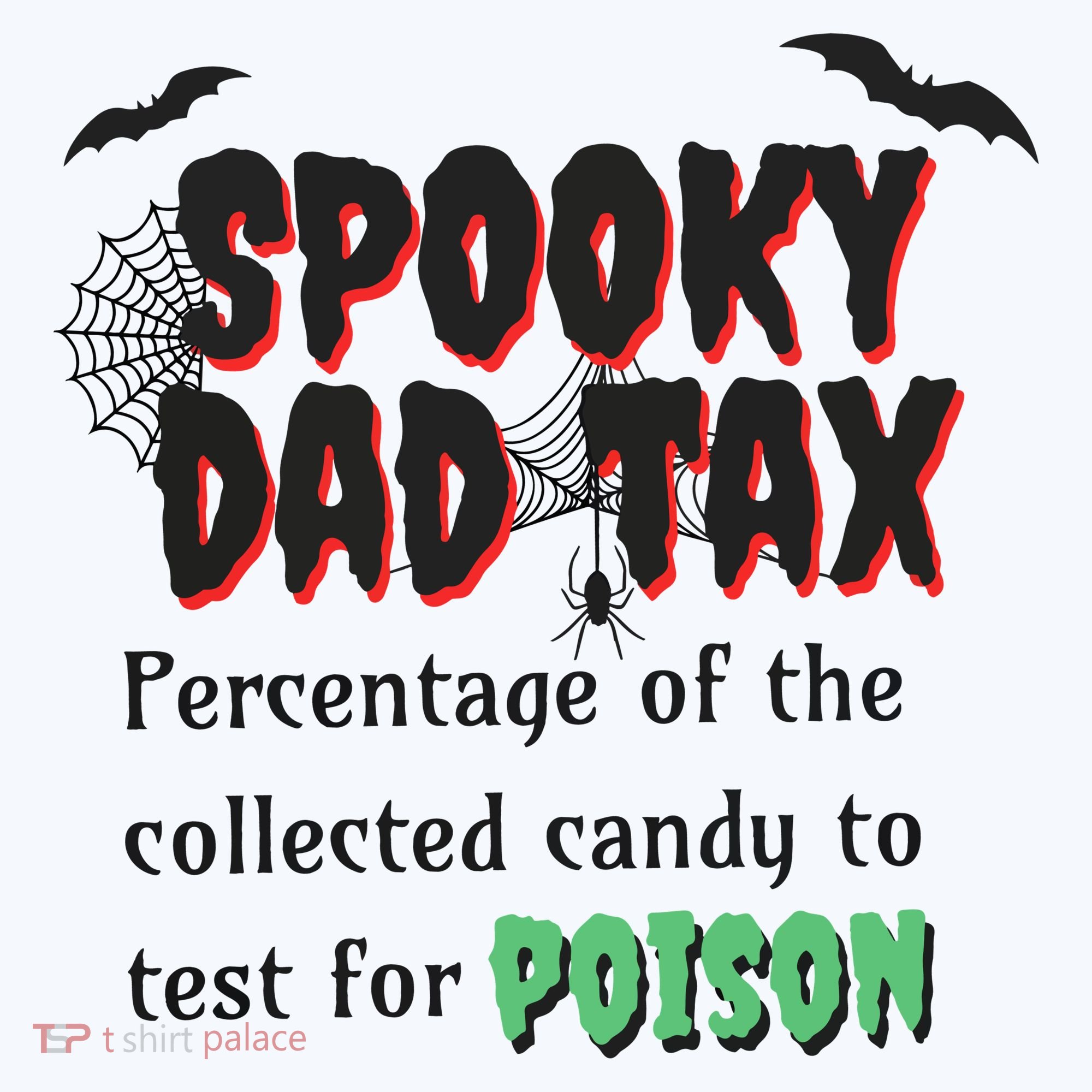 Spooky Dad Tax Halloween Funny Family Matching Halloween Polo