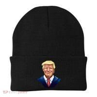 Smiling Donald Trump Portrait Beanie thumb 0