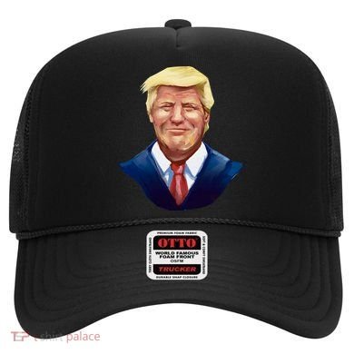 Smiling Donald Trump Portrait Hat
