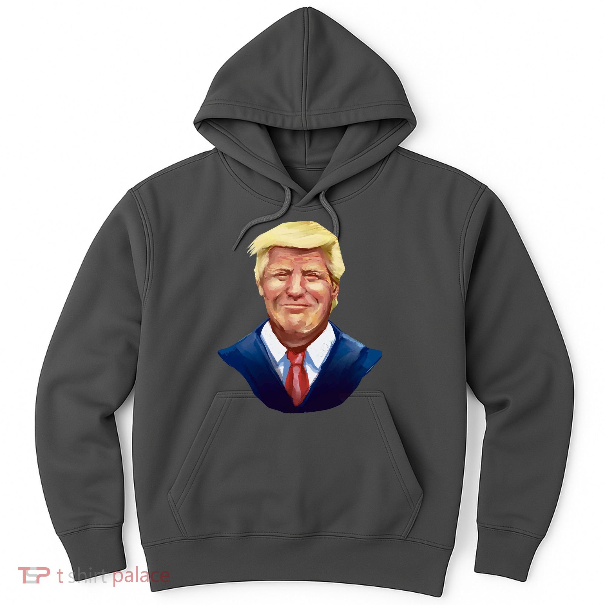 Smiling Donald Trump Portrait Hoodie