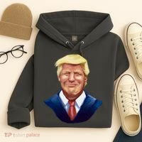 Smiling Donald Trump Portrait Hoodie thumb 4