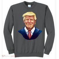Smiling Donald Trump Portrait Sweatshirt thumb 0
