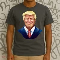Smiling Donald Trump Portrait T-Shirt thumb 3