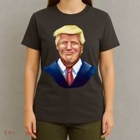 Smiling Donald Trump Portrait T-Shirt thumb 4