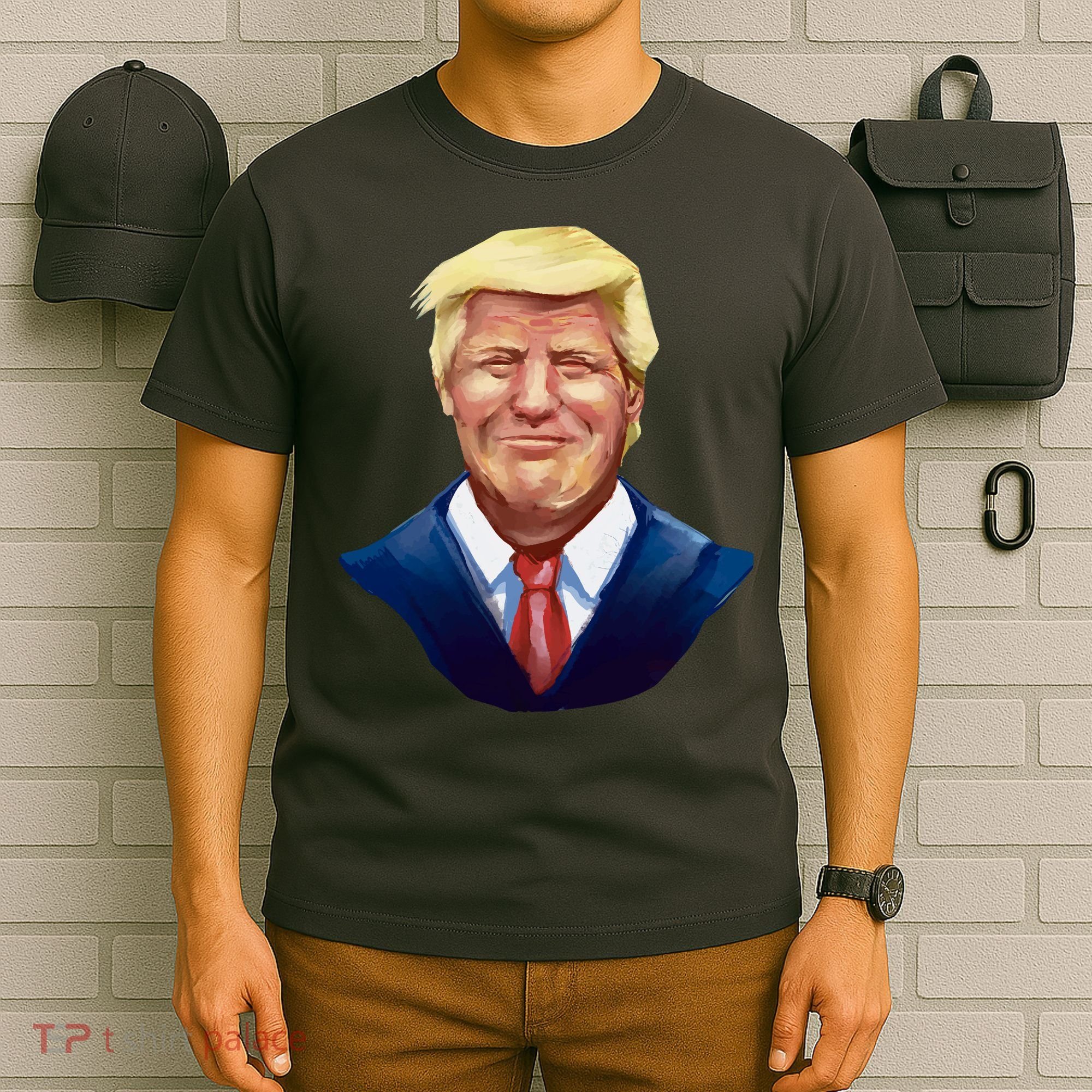 Smiling Donald Trump Portrait T-Shirt