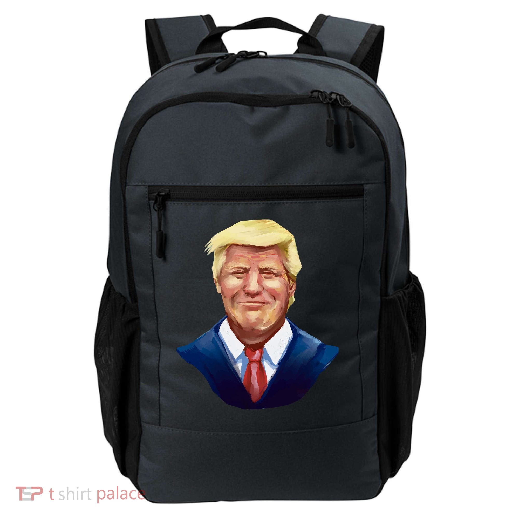 Smiling Donald Trump Portrait Backpack