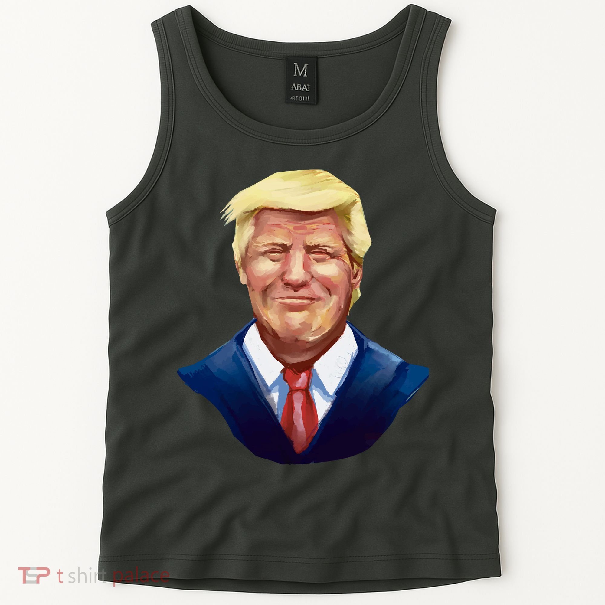 Smiling Donald Trump Portrait Tank Top