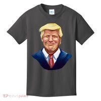 Smiling Donald Trump Portrait Kids T-Shirt thumb 0