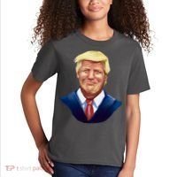 Smiling Donald Trump Portrait Kids T-Shirt thumb 2