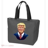 Smiling Donald Trump Portrait Tote Bag thumb 3