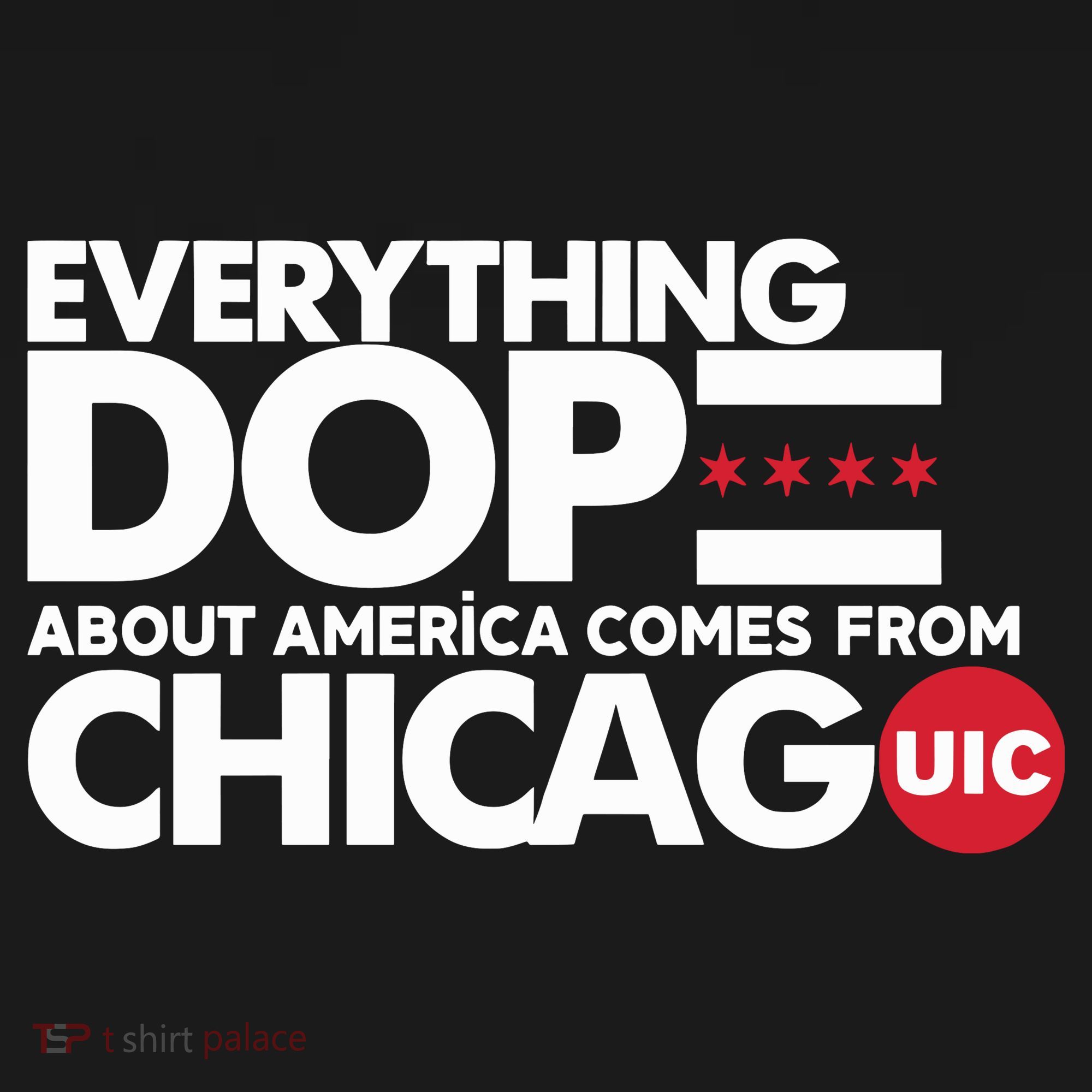 Shermann Dilla Thomas Everything Dope About America Comes From Chicago Uic Baske Sweatshirt
