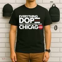 Shermann Dilla Thomas Everything Dope About America Comes From Chicago Uic Baske T-Shirt thumb 6