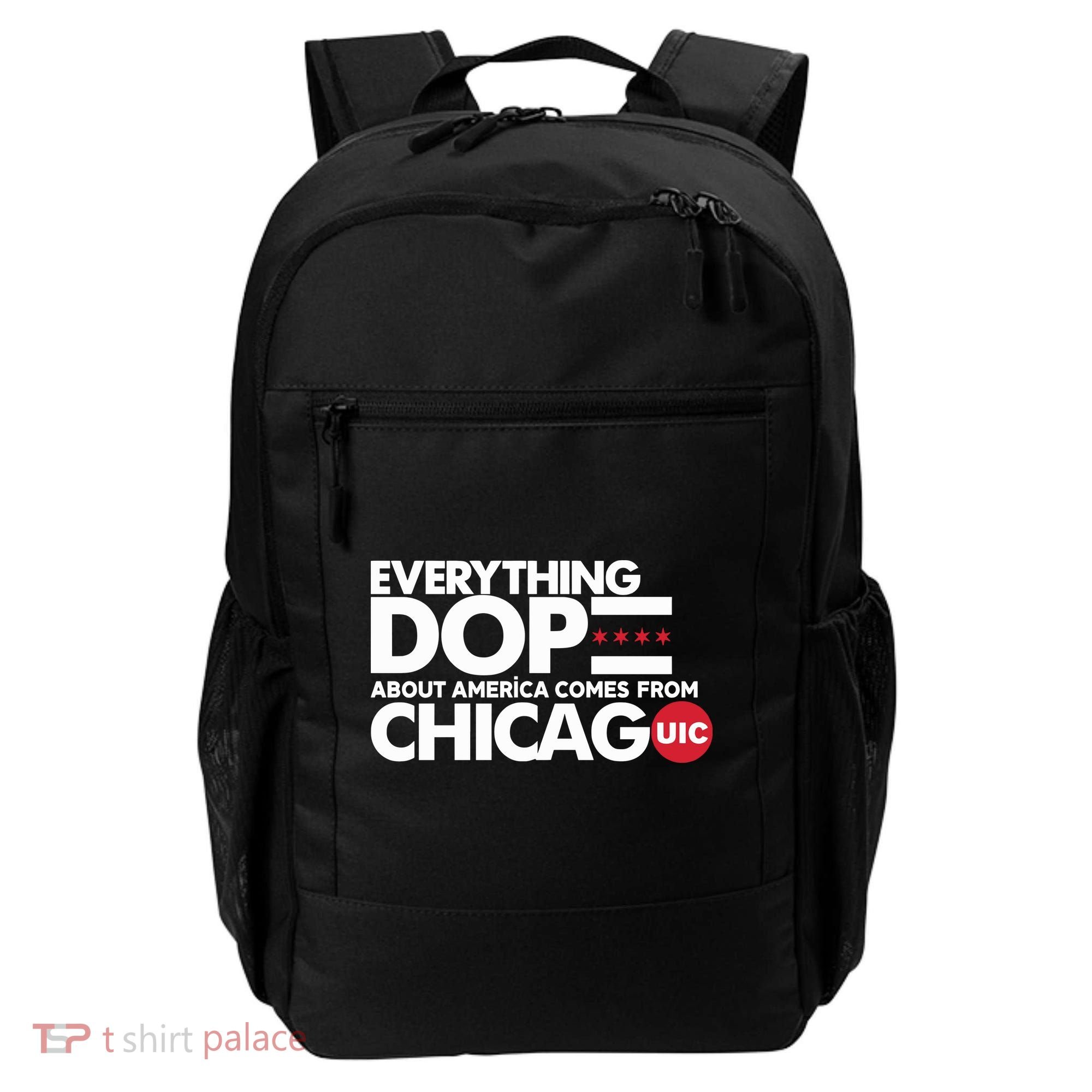 Shermann Dilla Thomas Everything Dope About America Comes From Chicago Uic Baske Backpack