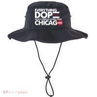 Shermann Dilla Thomas Everything Dope About America Comes From Chicago Uic Baske Bucket Hat thumb 0