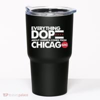 Shermann Dilla Thomas Everything Dope About America Comes From Chicago Uic Baske Tumbler thumb 0