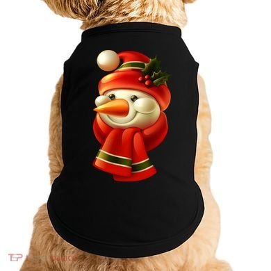 Snowman Dressed To Impress Doggie Tank