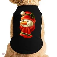 Snowman Dressed To Impress Doggie Tank thumb 0