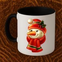 Snowman Dressed To Impress Coffee Mug thumb 2