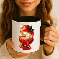 Snowman Dressed To Impress Coffee Mug thumb 3
