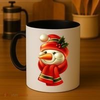 Snowman Dressed To Impress Coffee Mug thumb 4
