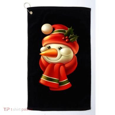 Snowman Dressed To Impress Golf Towel