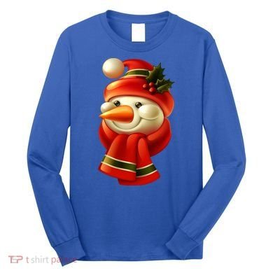 Snowman Dressed To Impress Long Sleeve Shirt