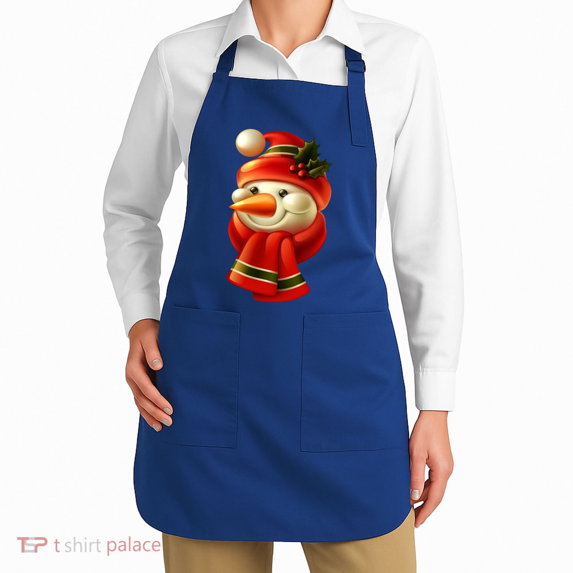 Snowman Dressed To Impress Apron
