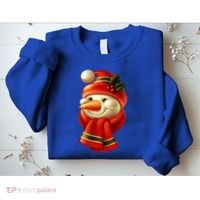 Snowman Dressed To Impress Sweatshirt thumb 2