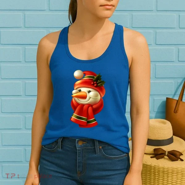 Snowman Dressed To Impress Women's Tank Top