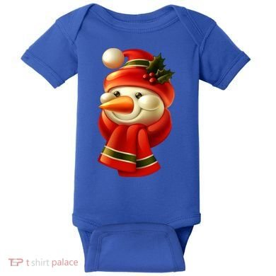 Snowman Dressed To Impress Baby Bodysuit