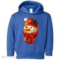 Snowman Dressed To Impress Toddler Hoodie thumb 0