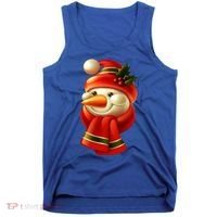 Snowman Dressed To Impress Tank Top thumb 0