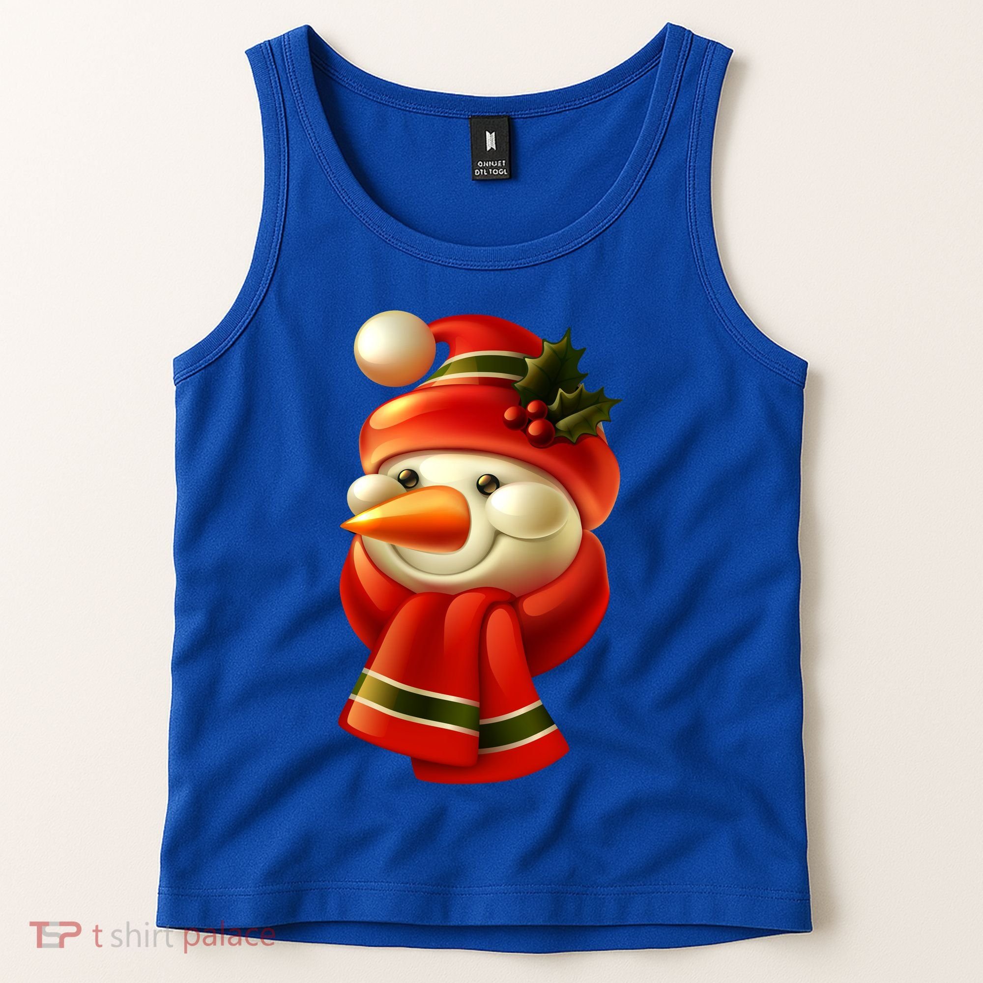 Snowman Dressed To Impress Tank Top
