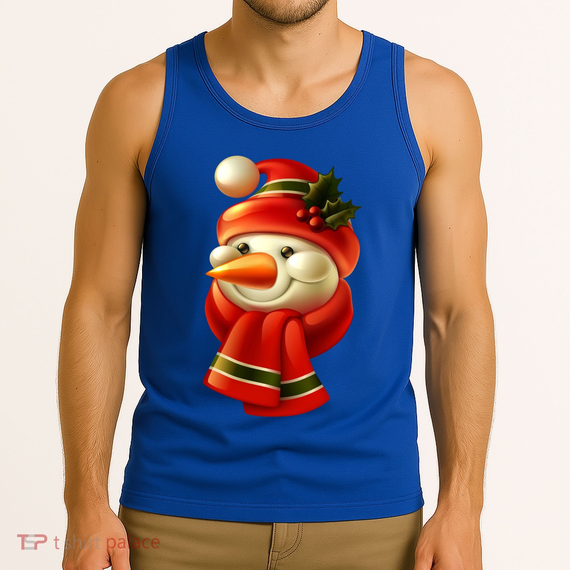 Snowman Dressed To Impress Tank Top