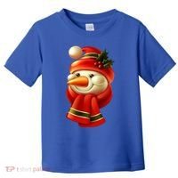 Snowman Dressed To Impress Toddler T-Shirt thumb 0