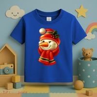 Snowman Dressed To Impress Toddler T-Shirt thumb 3