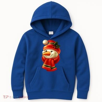 Snowman Dressed To Impress Kids Hoodie