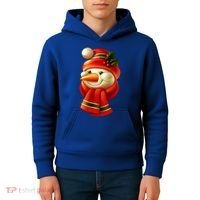 Snowman Dressed To Impress Kids Hoodie thumb 4