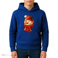 Snowman Dressed To Impress Kids Hoodie thumb 4