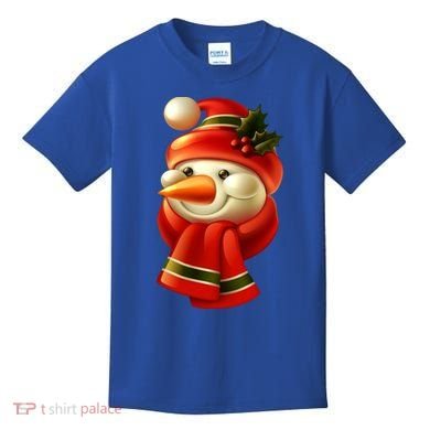 Snowman Dressed To Impress Kids T-Shirt
