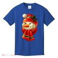 Snowman Dressed To Impress Kids T-Shirt thumb 0