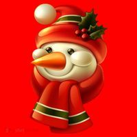 Snowman Dressed To Impress Santa Hat thumb 1