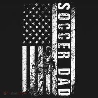 Soccer DAD USA Flag Soccer Team Fan DADDY Fathers Day Apron thumb 3
