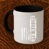 Soccer DAD USA Flag Soccer Team Fan DADDY Fathers Day Coffee Mug thumb 2