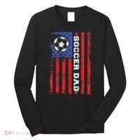 Soccer Dad Usa Flag All American Fathers Long Sleeve Shirt thumb 0